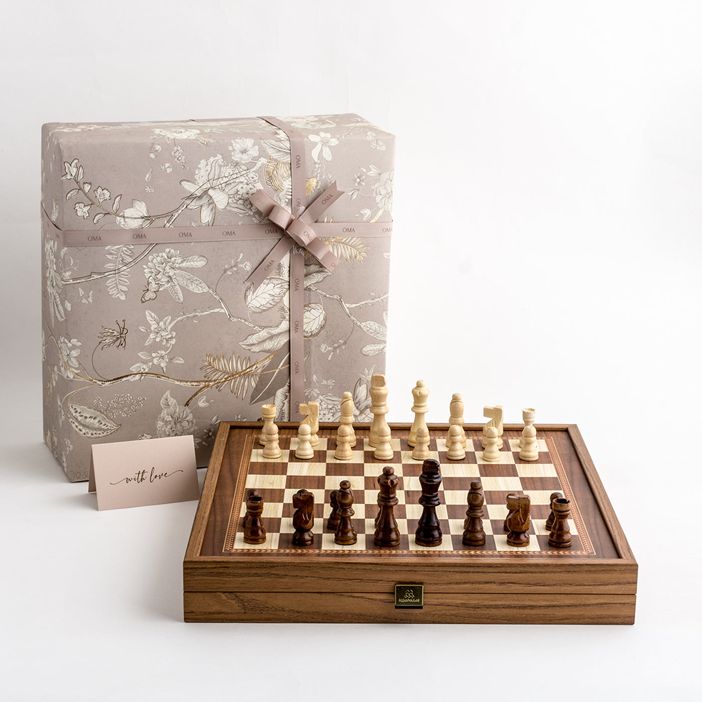 Chess & Backgammon Set