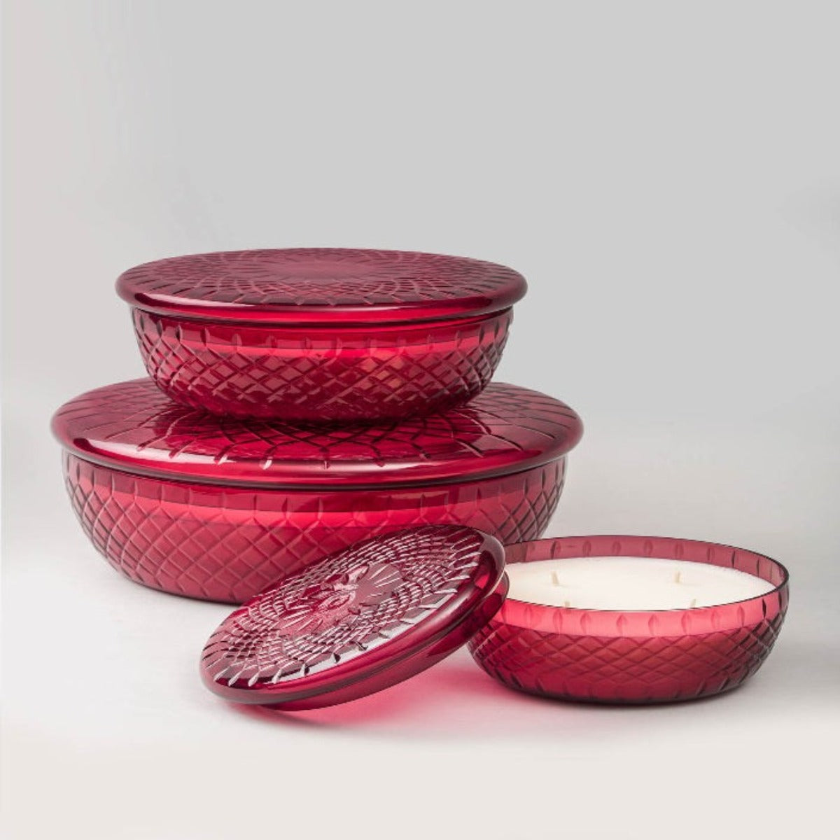 Royal Lid Bowl | Ruby | Scented Candle