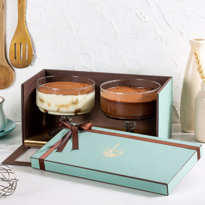 Dark Chocolate Mousse & Classic Tiramisu Twin Gift Box