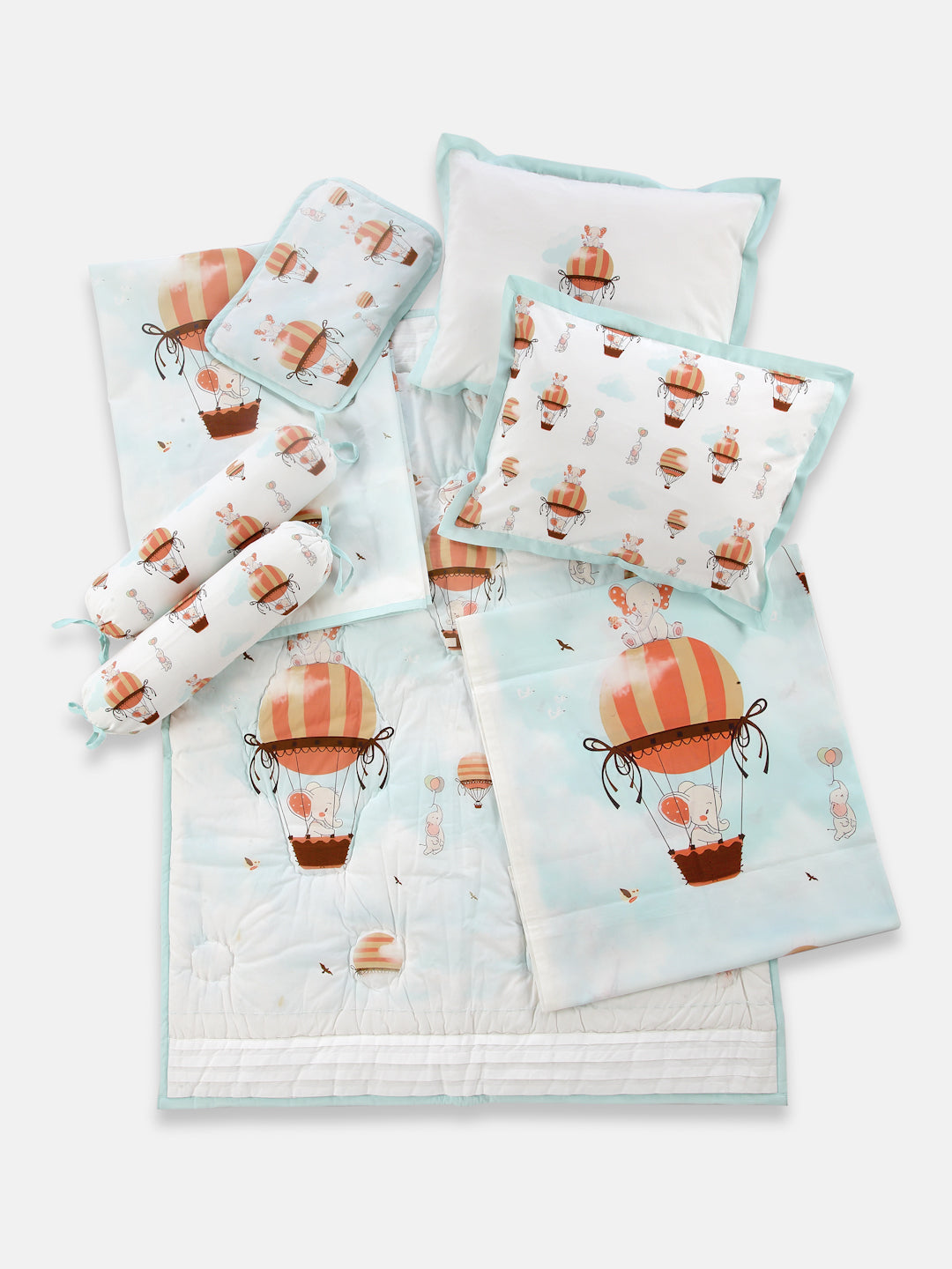 Bedding Set Pack Of 5 (Ele On The Balloon)