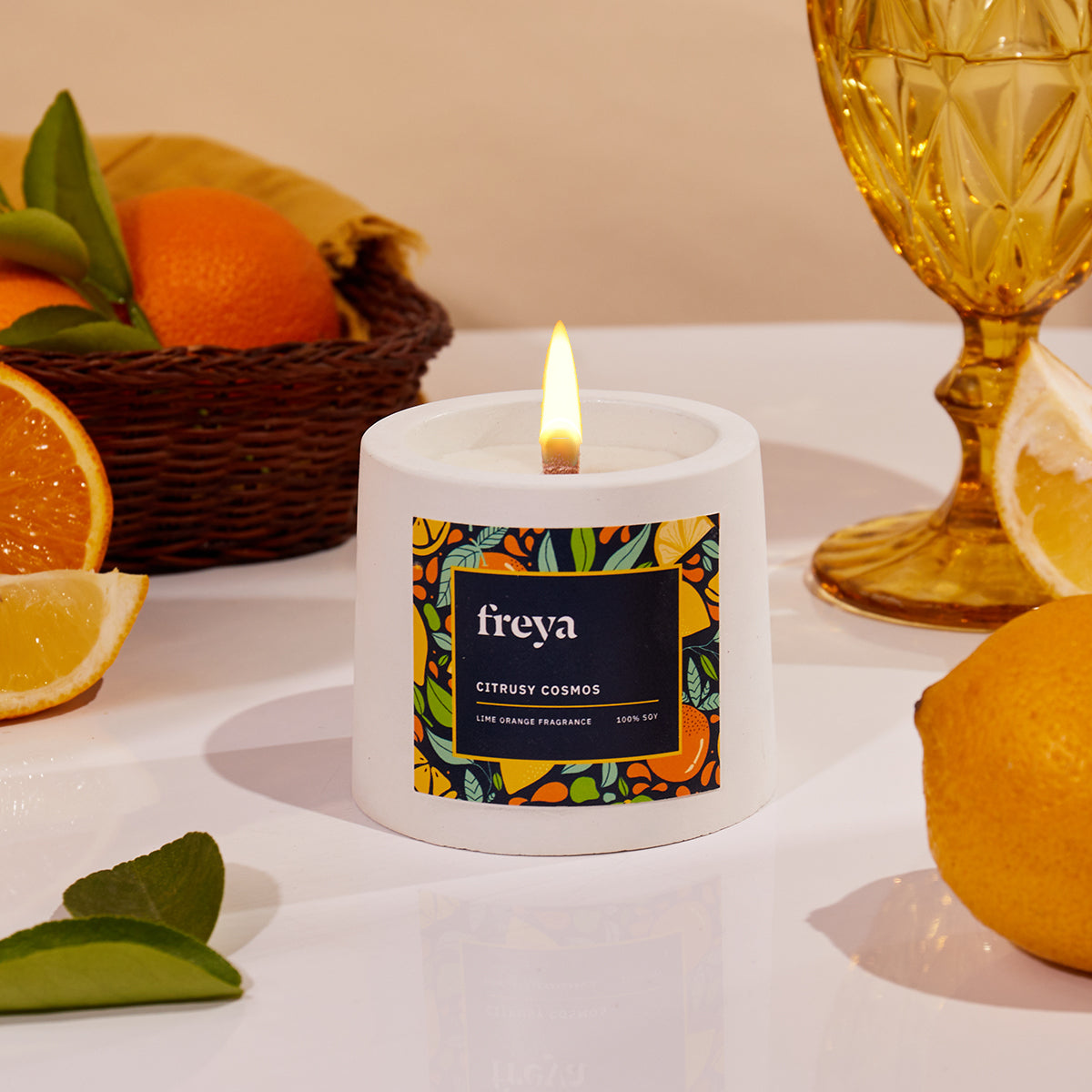 Citrusy Cosmos Mini Soy Candle