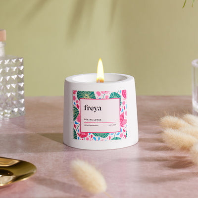 Divine Lotus Mini Soy Candle