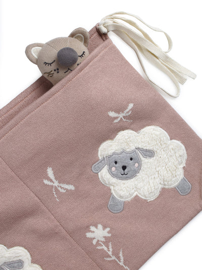 Hanging Pouches With Cot Sheep
