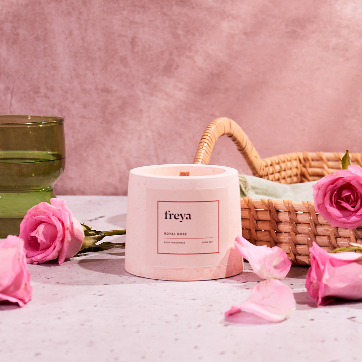 Royal Rose Mini Soy Candle