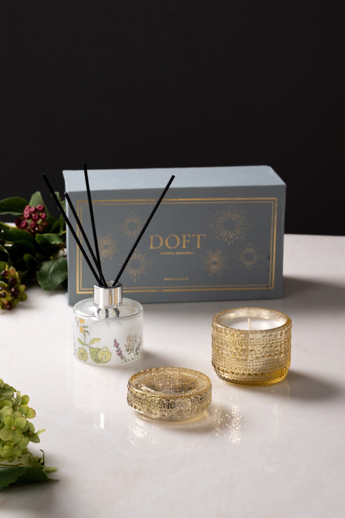 Diffuser & Trinket Jar candle set | Scented Candle