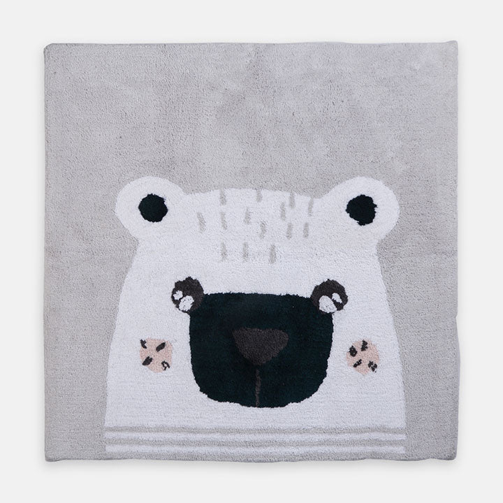 Tufted Bear Floor Mat With Latex