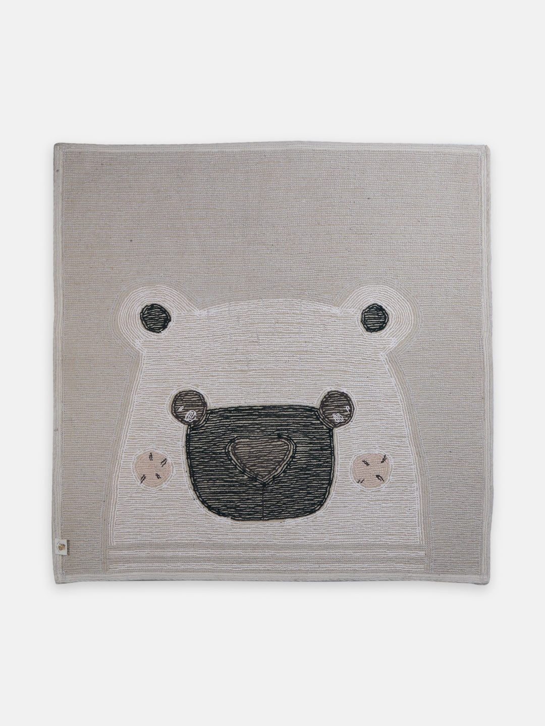 Tufted Bear Floor Mat With Latex