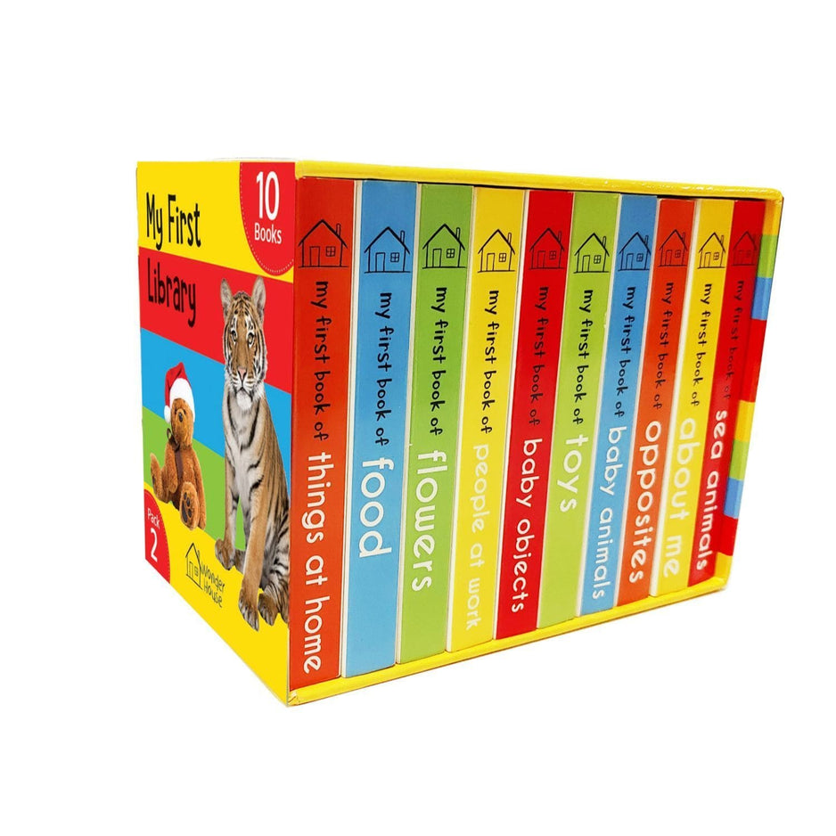My first Library- Boxset of 10 Board Books for Kids